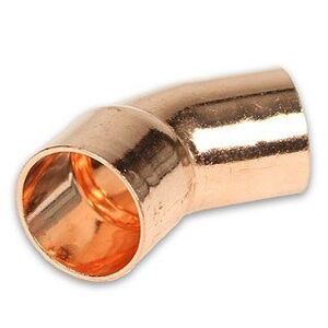 1504018 SANHA 5040 отвод 45° ВП-НП, медь 18 мм