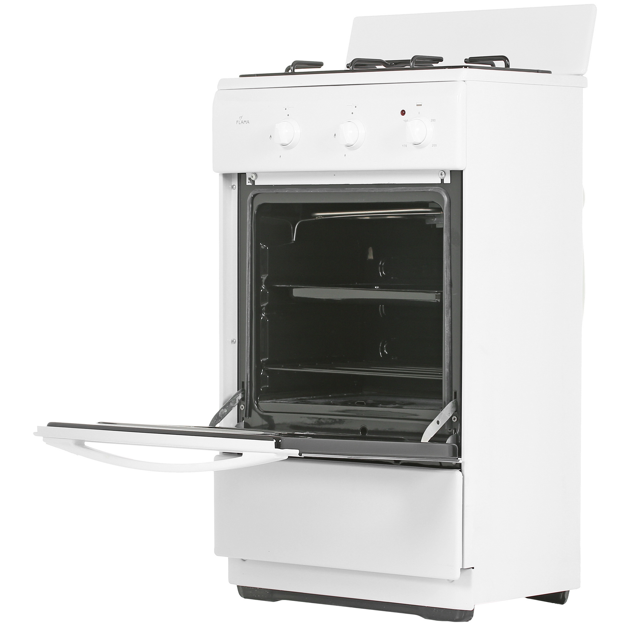 1343261 Комбинированная плита Flama CK 2202 W белый Flama group STDN-0088376 - Вид №4