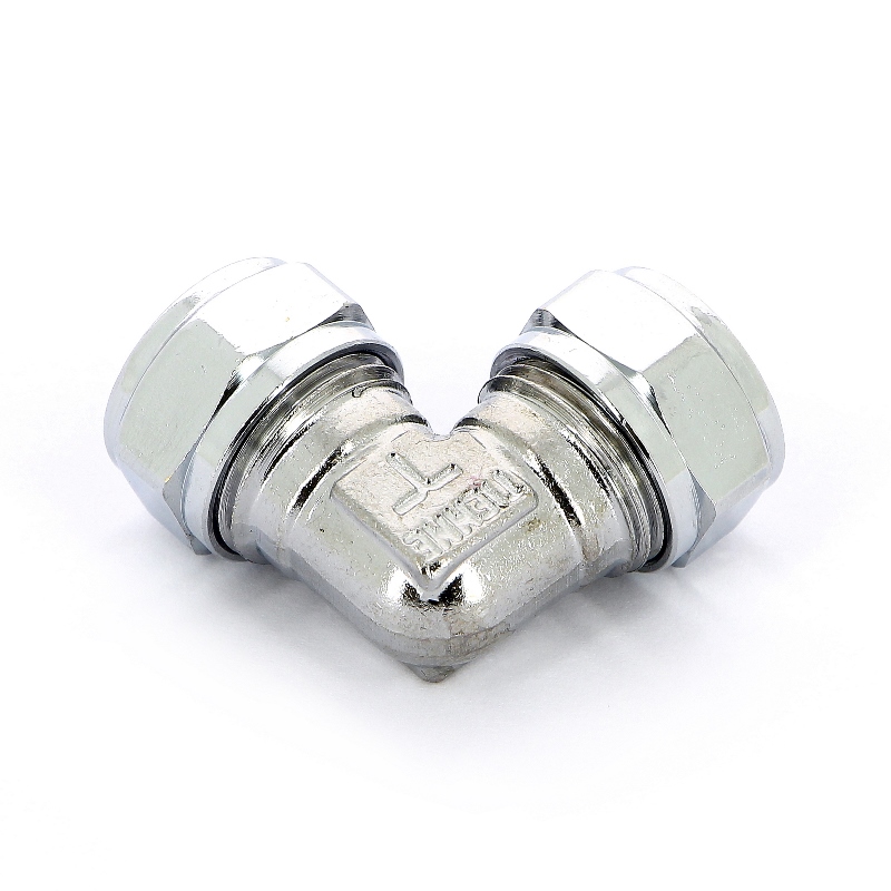 Угол обжим хромированный TIEMME 15 1130009 - Вид №2