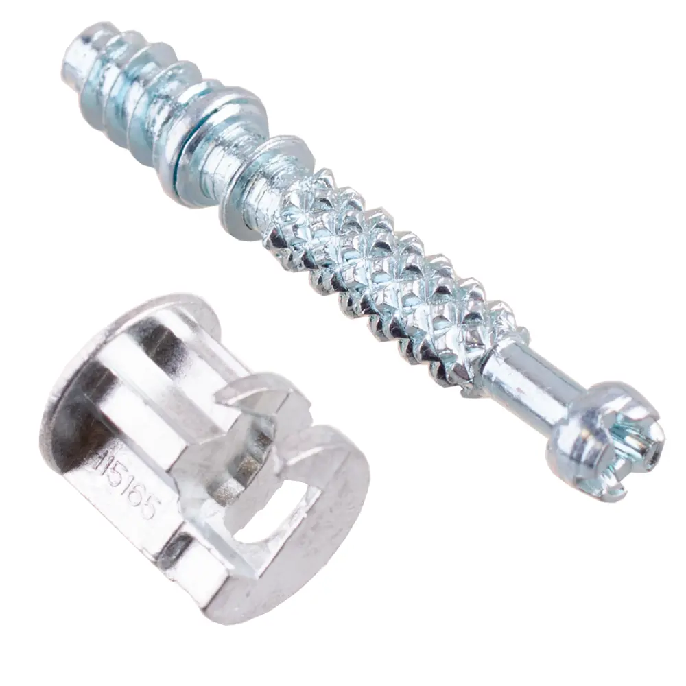 Набор эксцентриковых стяжек 25×34 мм сталь серебристый 4 шт. 89442767 Santreyd STLM-1580804 - Вид №1