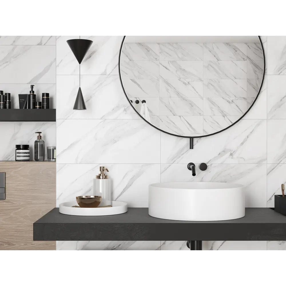 Плитка настенная Gracia Ceramica Tineo A0551Y29601, 25x60 см 1.2 м² глянцевая цвет белый 89340863 STLM-2023605 - Вид №6