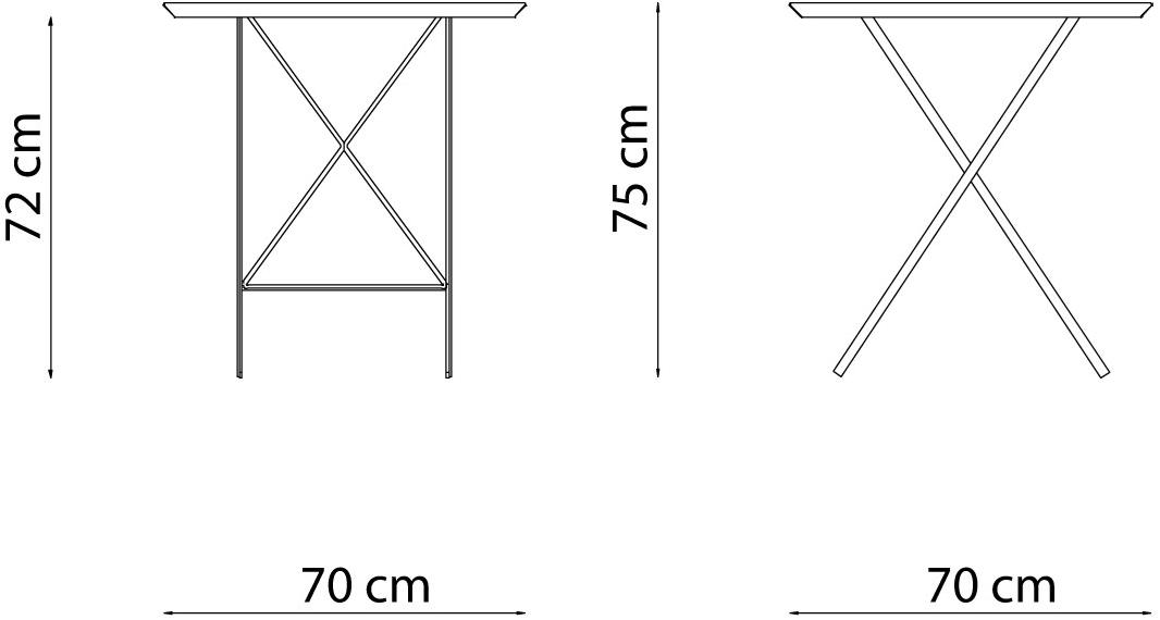 Vermobil Складной металлический садовый стол Step St7050 - st7070 - Вид №5