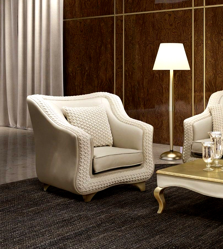 Кресло  BM STYLE PUCCINI PELLE poltrona 