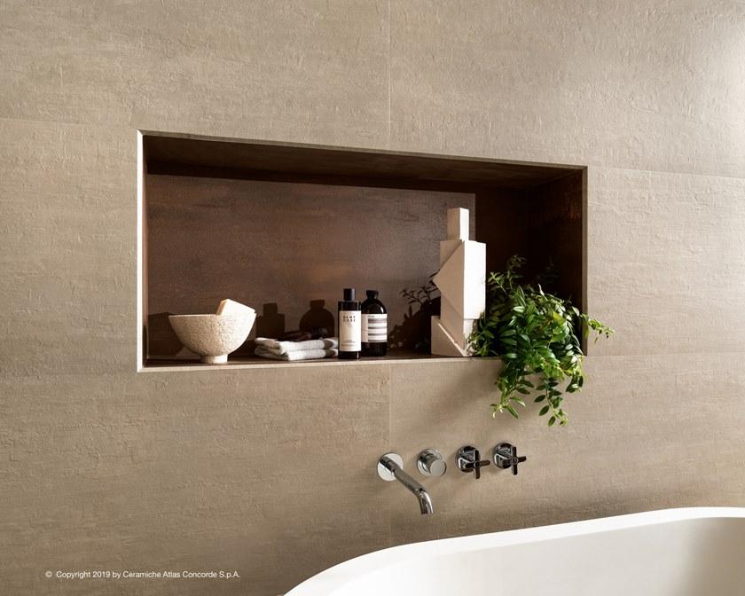 Atlas Concorde Белая плитка для стен с эффектом бетона Raw sun-id-1483334 - Вид №34