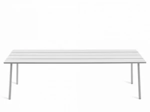 Emeco Прямоугольный алюминиевый стол Run