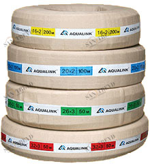 Труба м/п бесшовная д 16 LASER LTM (PEXc-AL-PEX) AQUAPEX 21131