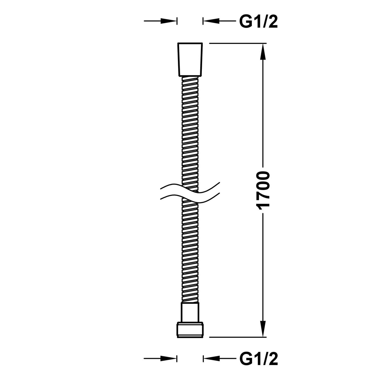 Металлический шланг-913483005LM TRES RICAMBI - Вид №1