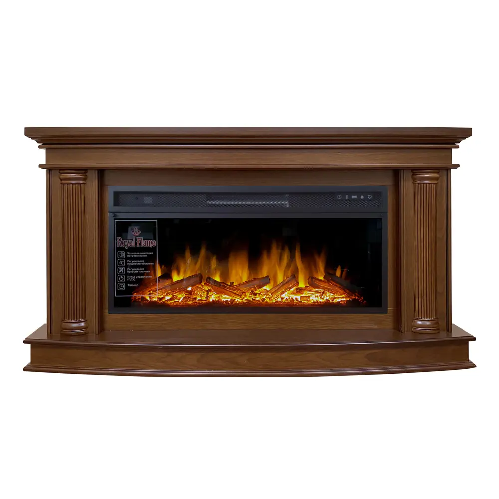 Каминокомплект Rome с электроочагом Vision 42 Log каштан ROYAL FLAME STLM-2082314