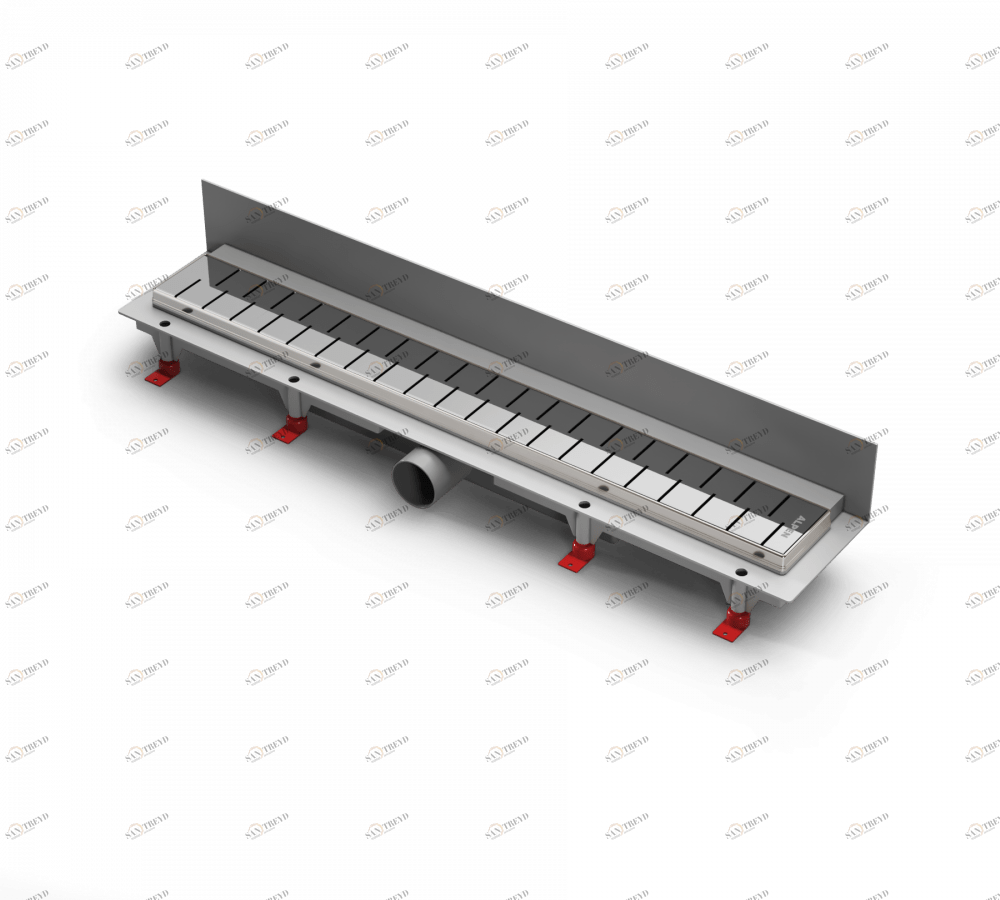 Водоотводящий желоб ALPEN Medium ALP-850MN2 к стене с рамкой 