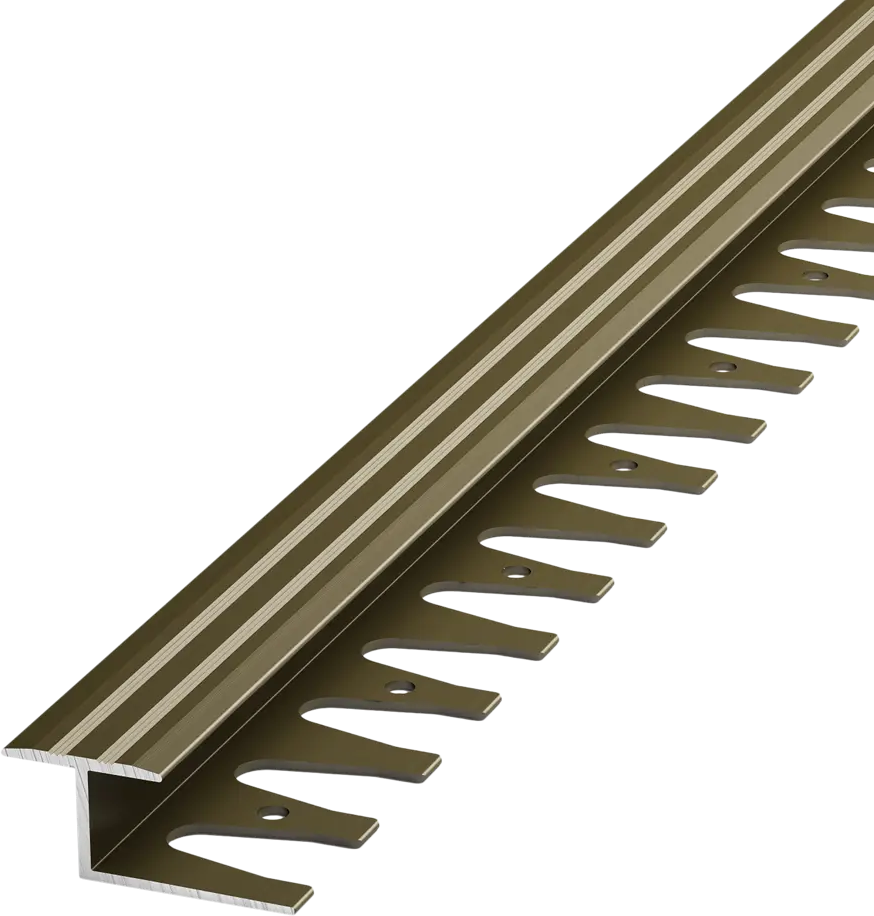 Гибкий профиль ALPROFI для криволинейных поверхностей в бронзовом оттенке 18186464