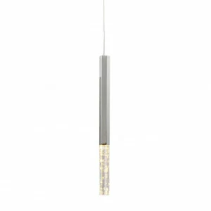 Светильник подвесной никель Vita 1A Nickel MD7747-1A nickel DELIGHT COLLECTION ДИЗАЙНЕРСКИЕ 00-3882324 Прозрачный;серебро