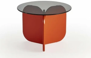 Sancal Круглый стеклянный журнальный столик La isla