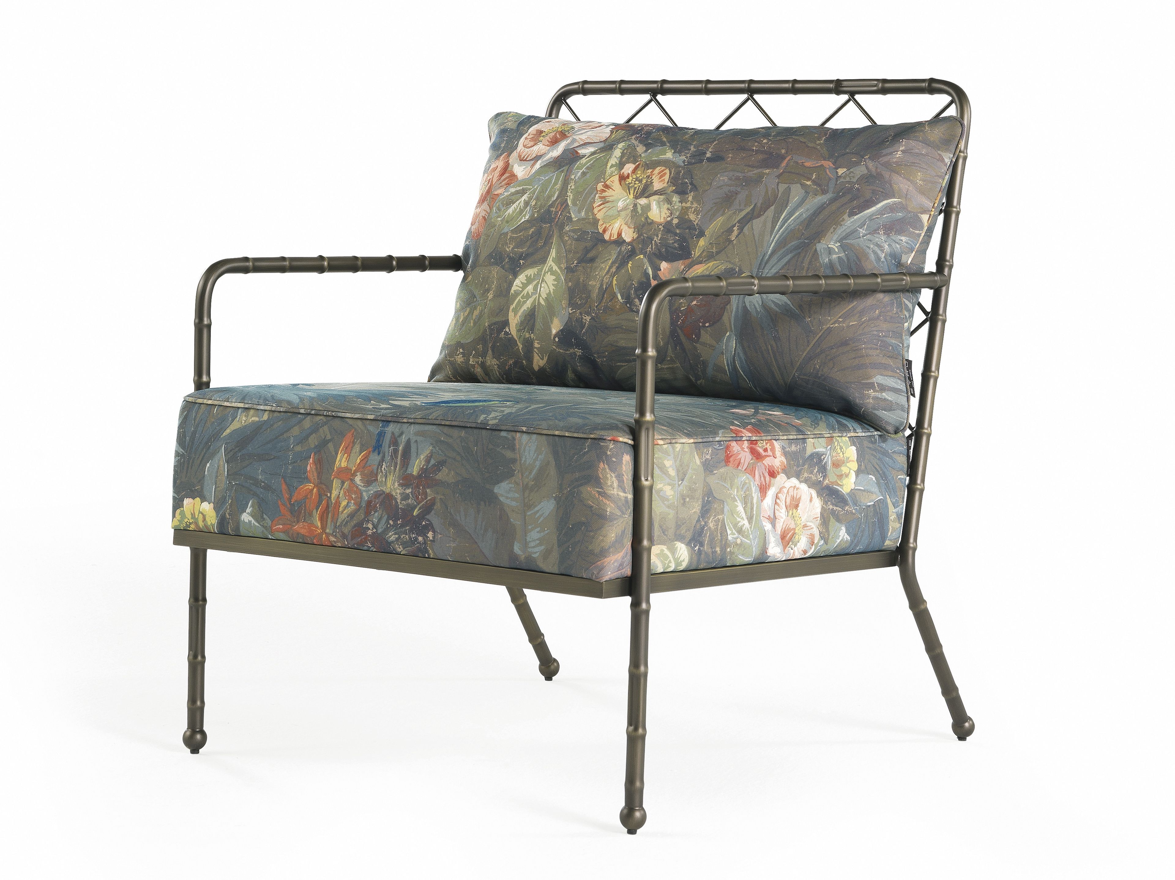 Латунное садовое кресло с подлокотниками ETRO Home Interiors Фивы ARCH-00039839 - Вид №3