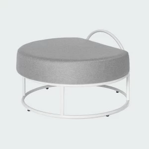 Пуф круглый светло-серый Bauhaus by Varya Schuka WOODI  00-3966309 Серый