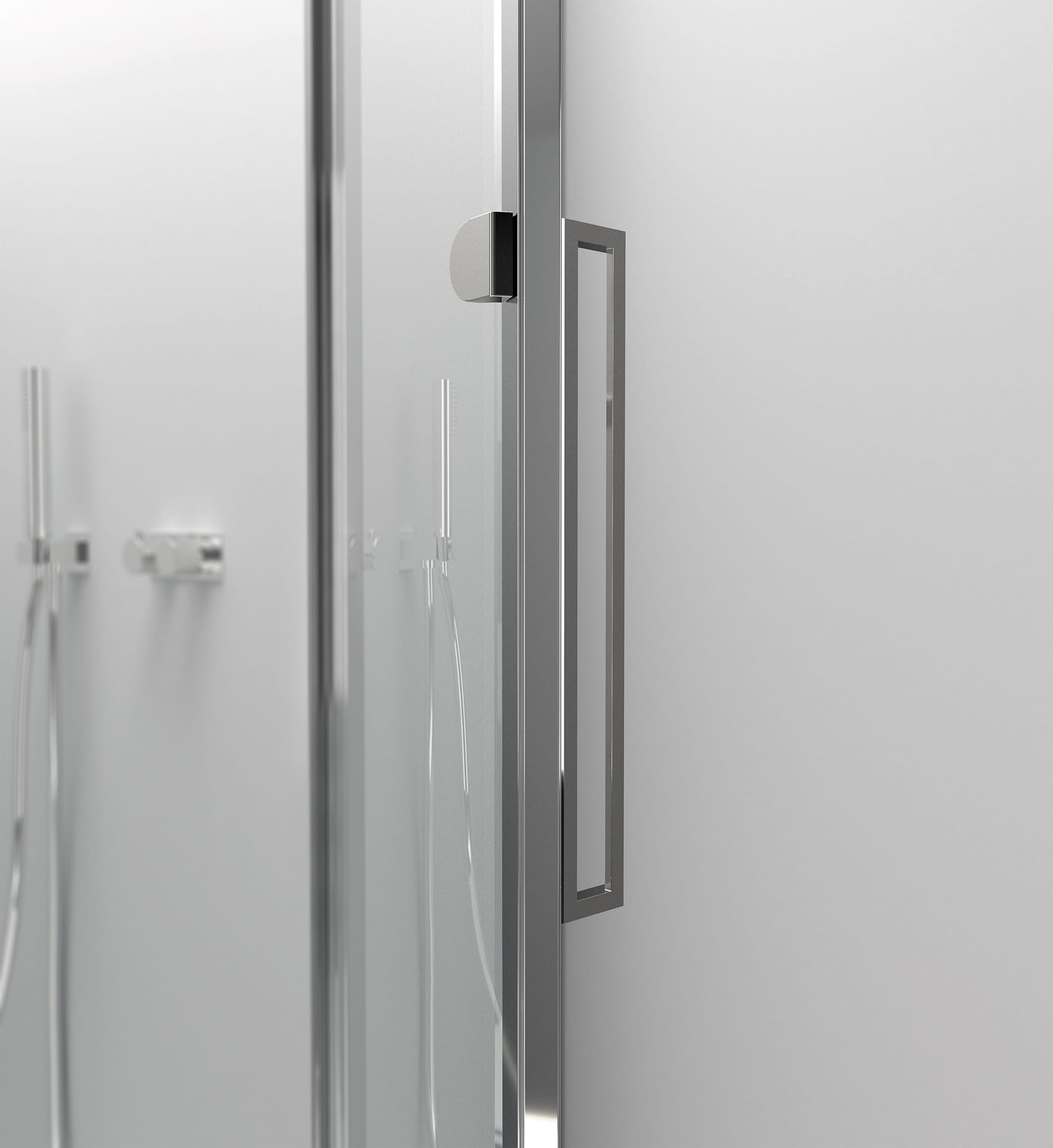 Алюминиевая и стеклянная душевая кабина с раздвижной дверью CSA Box Doccia Женева ARCH-00114815 - Вид №3