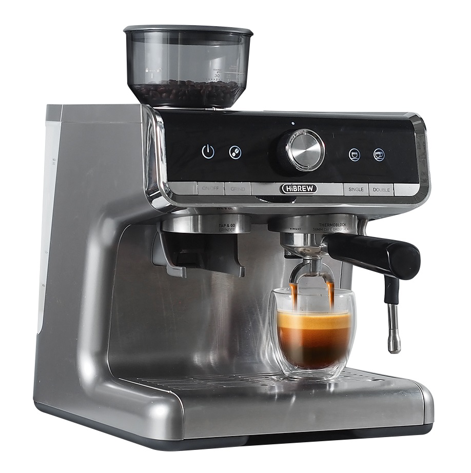 9156889 Кофемашина автоматическая Hibrew H7 серебристый STDN-0149144