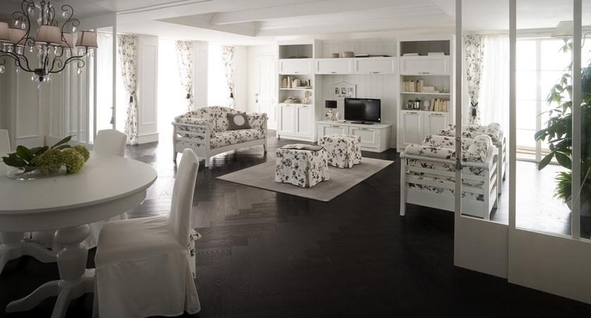 Callesella Arredamenti Модульная деревянная стенка для хранения с тумбой под ТВ Kitchen sweet kitchen sun-id-1415425 - Вид №1