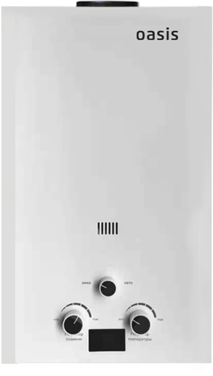 Газовая колонка OASIS с производительностью 12 л/мин и медным теплообменником 12797205