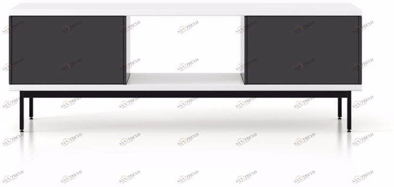 Punt Буфет из лакированной древесины с распашными дверцами Slats Slt013 