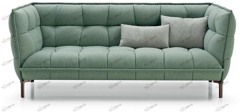 B&B Italia Тафтинговый диван из ткани Husk sun-id-1447433