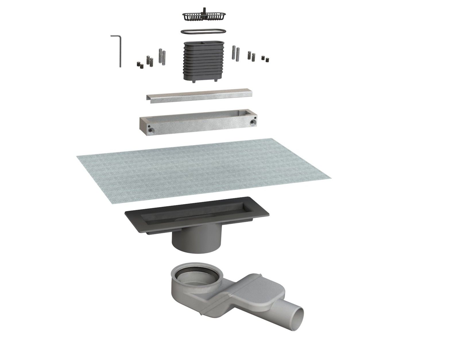 Слив для душа из нержавеющей стали Bonomini Canalissima ARCH-00114064 - Вид №1