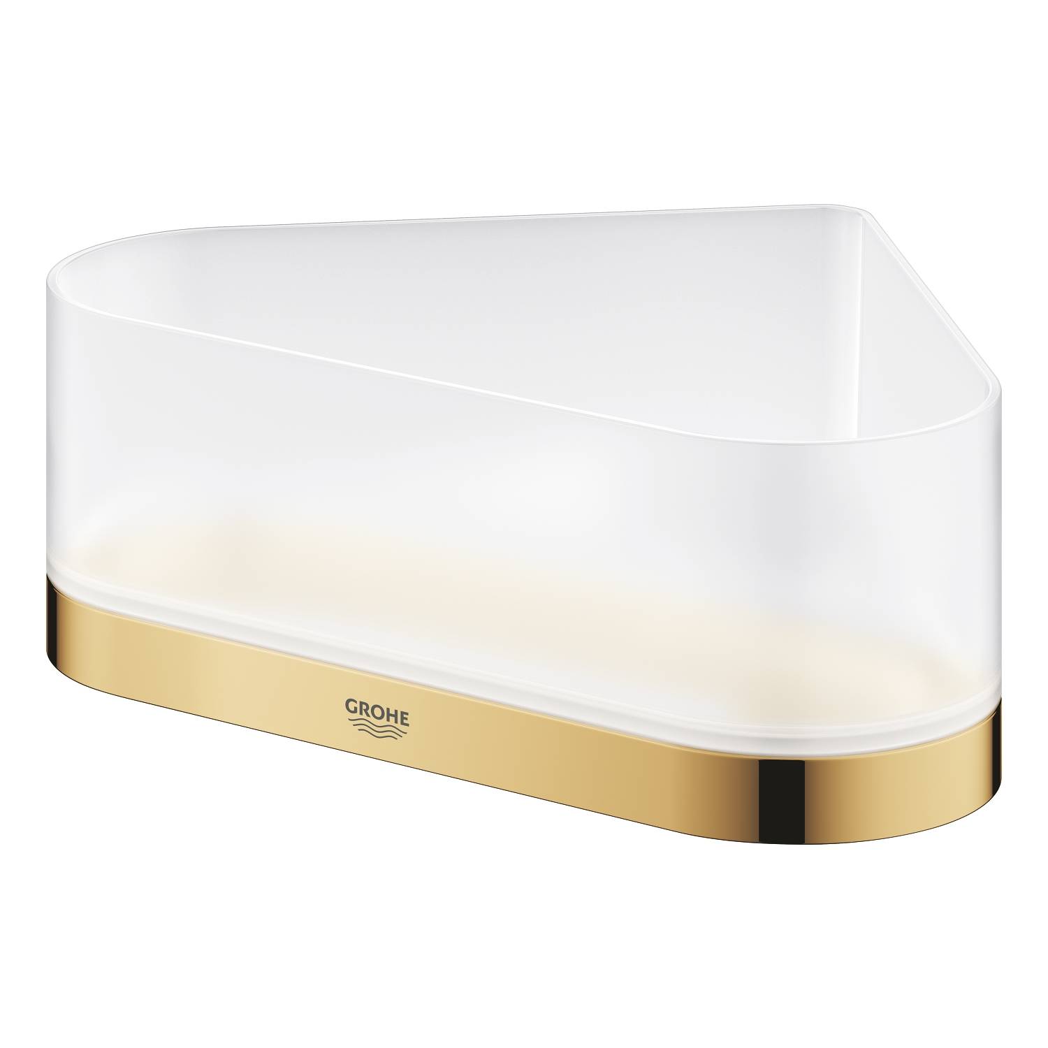 Полочка для душа GROHE Selection, угловая с держателем, холодный рассвет глянец (41038GL0)