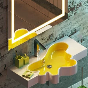 SH10056101 Подвесная раковина настенная овальная Disegno Ceramica