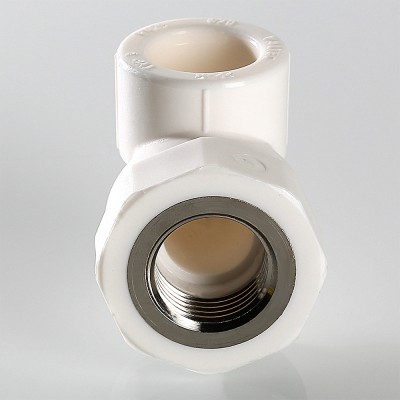 VTp.752.0.02005 Фитинг полипропиленовый – угольник с переходом на внутреннюю резьбу Valtec 20 мм х 3/4"  - Вид №2