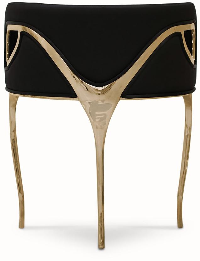 KOKET Мягкое бархатное кресло с подлокотниками Chandra sun-id-1505883 - Вид №6