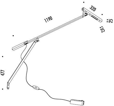 DAVIDE GROPPI Регулируемый металлический настенный светильник Morsetto sun-id-1430129 - Вид №2