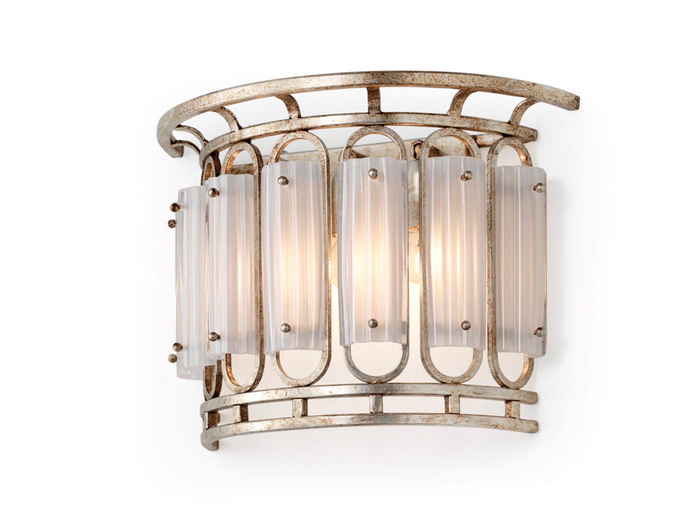 Настенный светильник из металла и выдувного стекла STILLUX Новые направления ARCH-00009609