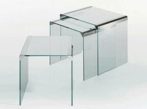Gallotti&Radice Штабелируемый хрустальный журнальный столик