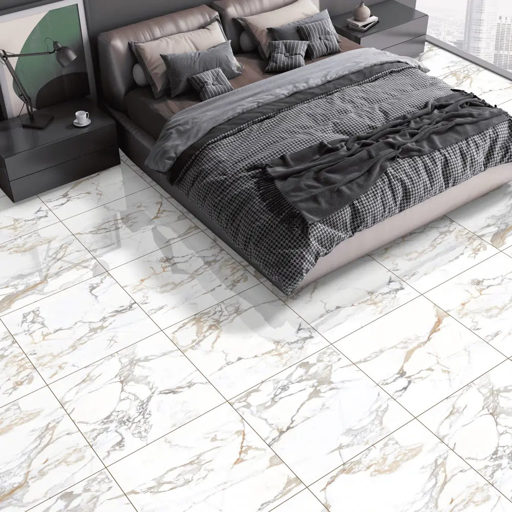 Керамогранит Italian Statuario 60x60 см 1.44 м² полированный цвет белый 87030683 STLM-2194121 Santreyd End Italian