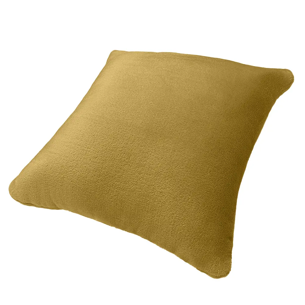 Подушка KREAFORTA Flandria 45x45 см цвет горчица 89434089 STLM-2084046  - Вид №1