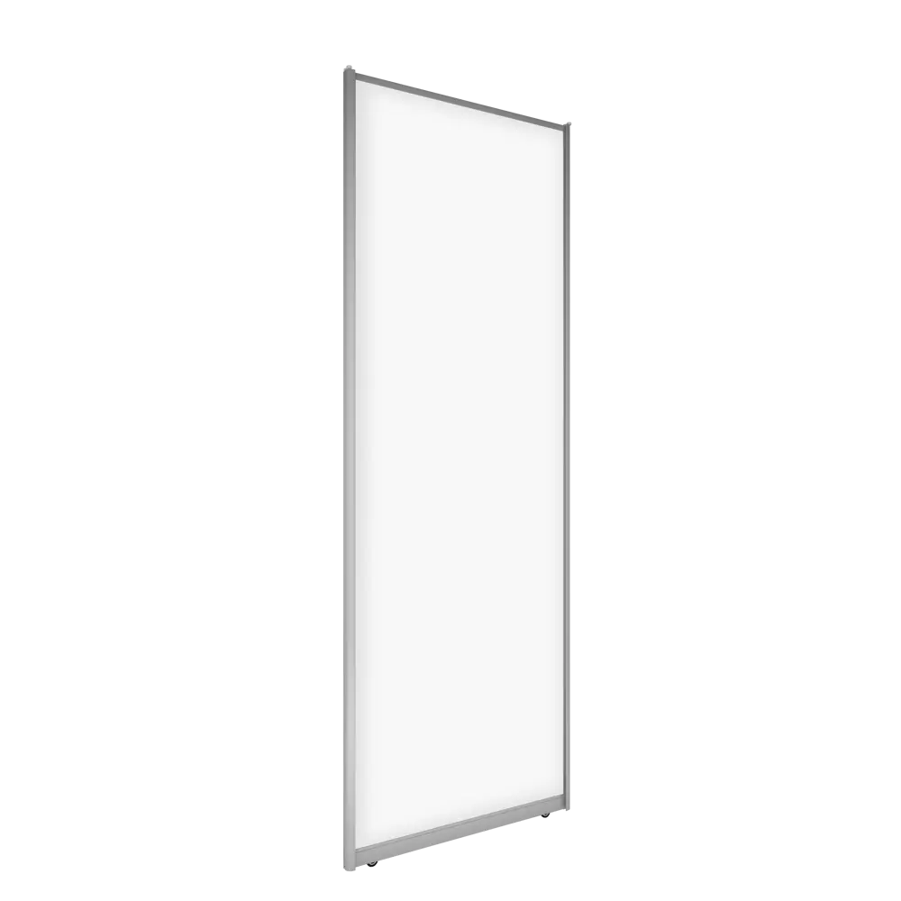 Дверь-купе Spaceo 2455x804 мм, высота проема 2500 мм, ЛДСП, цвет белый STLM-2210981 - Вид №1