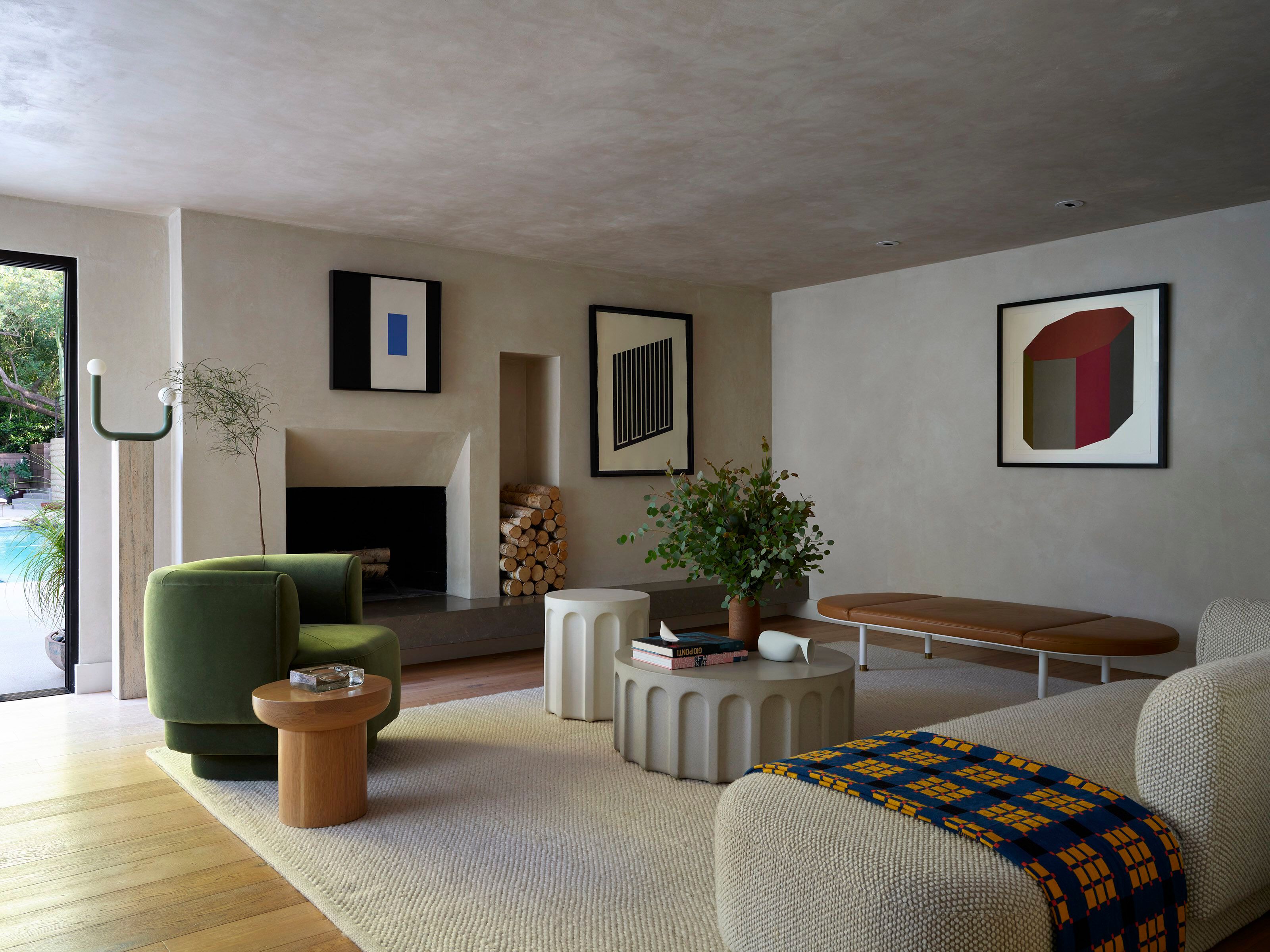 Высокий круглый журнальный столик из железобетона Phase Design форум ARCH-00017472 - Вид №8