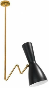 Il Bronzetto Регулируемый латунный подвесной светильник Wormhole Wor07 tris