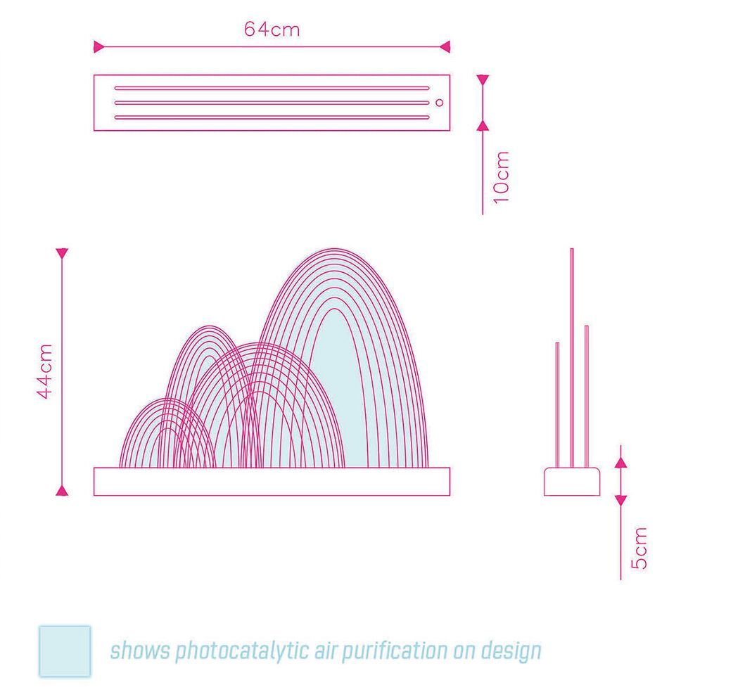 Переработанная пластиковая световая скульптура с фотокаталитической обработкой Creazione SUGO GUILIN SMOKESCREEN ARCH-00142204 - Вид №3