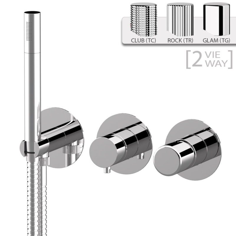 TG712D2P Смеситель для душа DANIEL RUBINETTERIE Trilogy - Вид №2