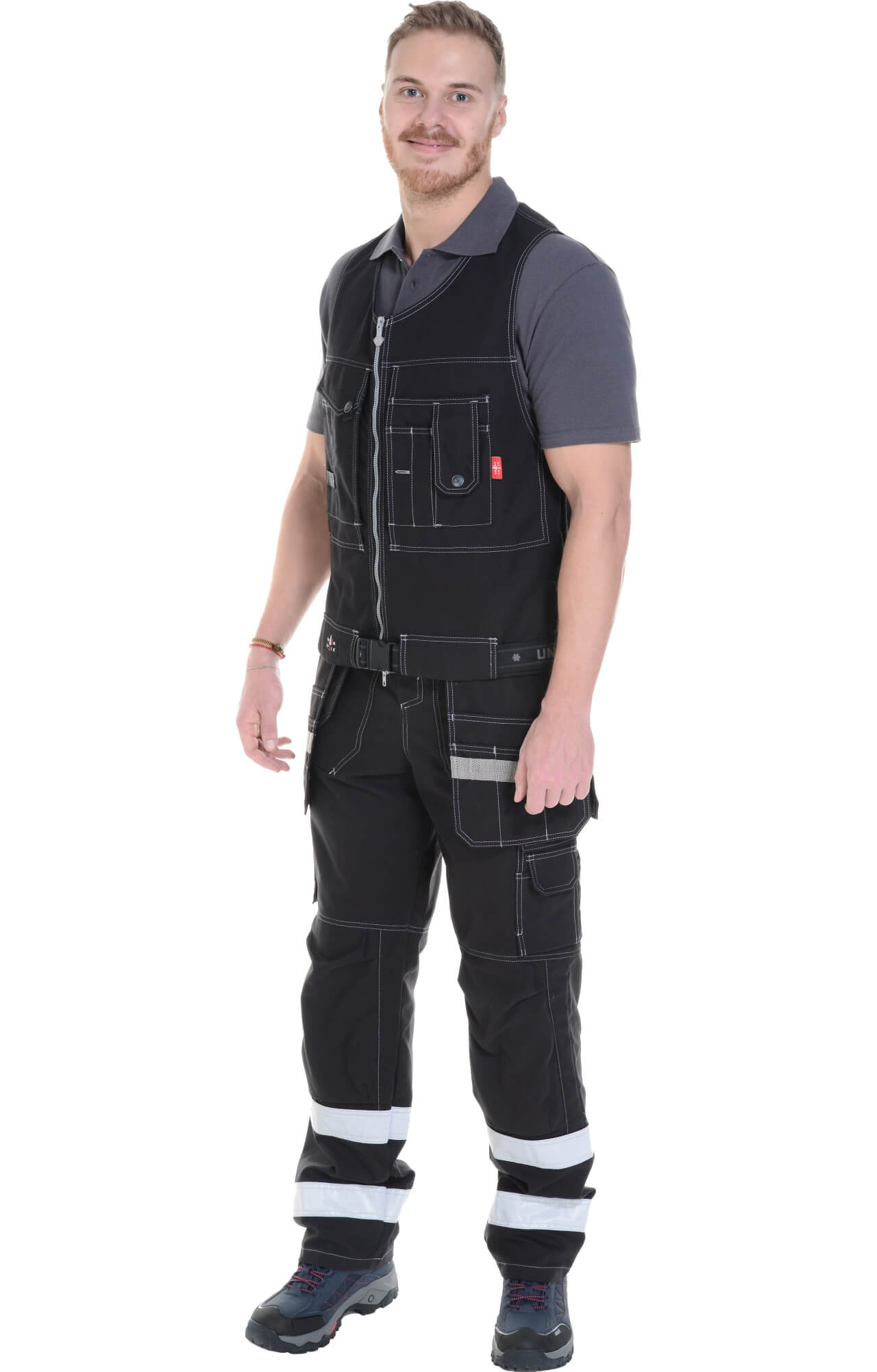 62600 Жилет  черный Union Space  Летняя спецодежда  размер 56-58  - Вид №9