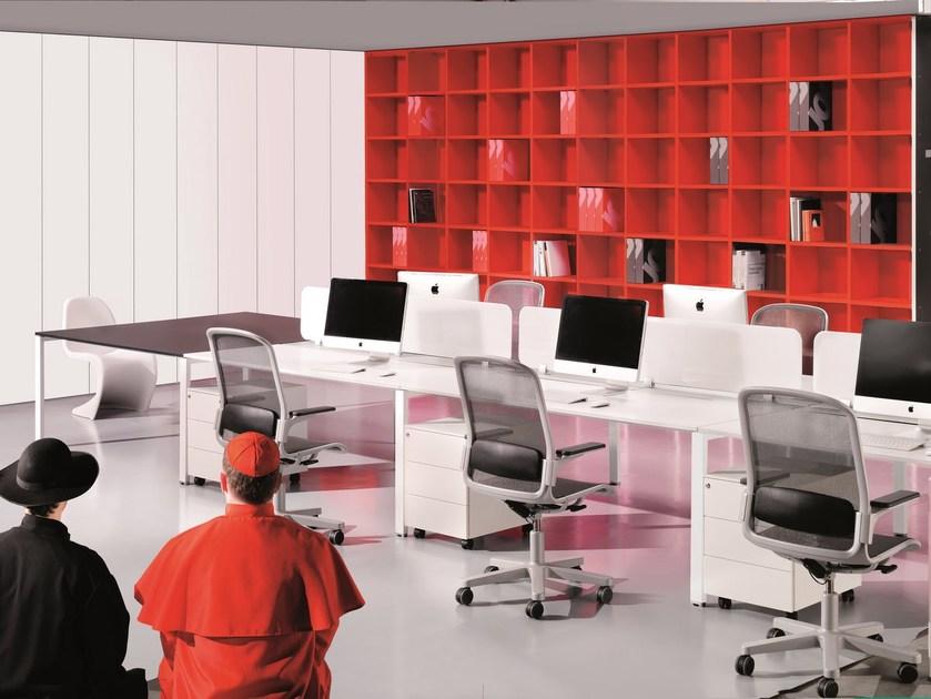 Ultom Книжный шкаф настенный лакированный 6xme elastoboxes sun-id-1379409 - Вид №2