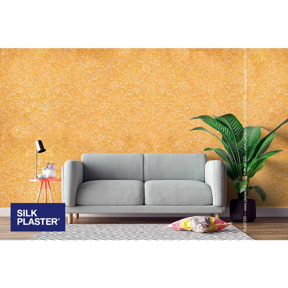 Жидкие обои Silk Plaster Absolute А221 1.05 кг цвет золотисто-бежевый STLM-2009990 - Вид №3