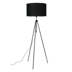 Лампа напольная Lesley, черная