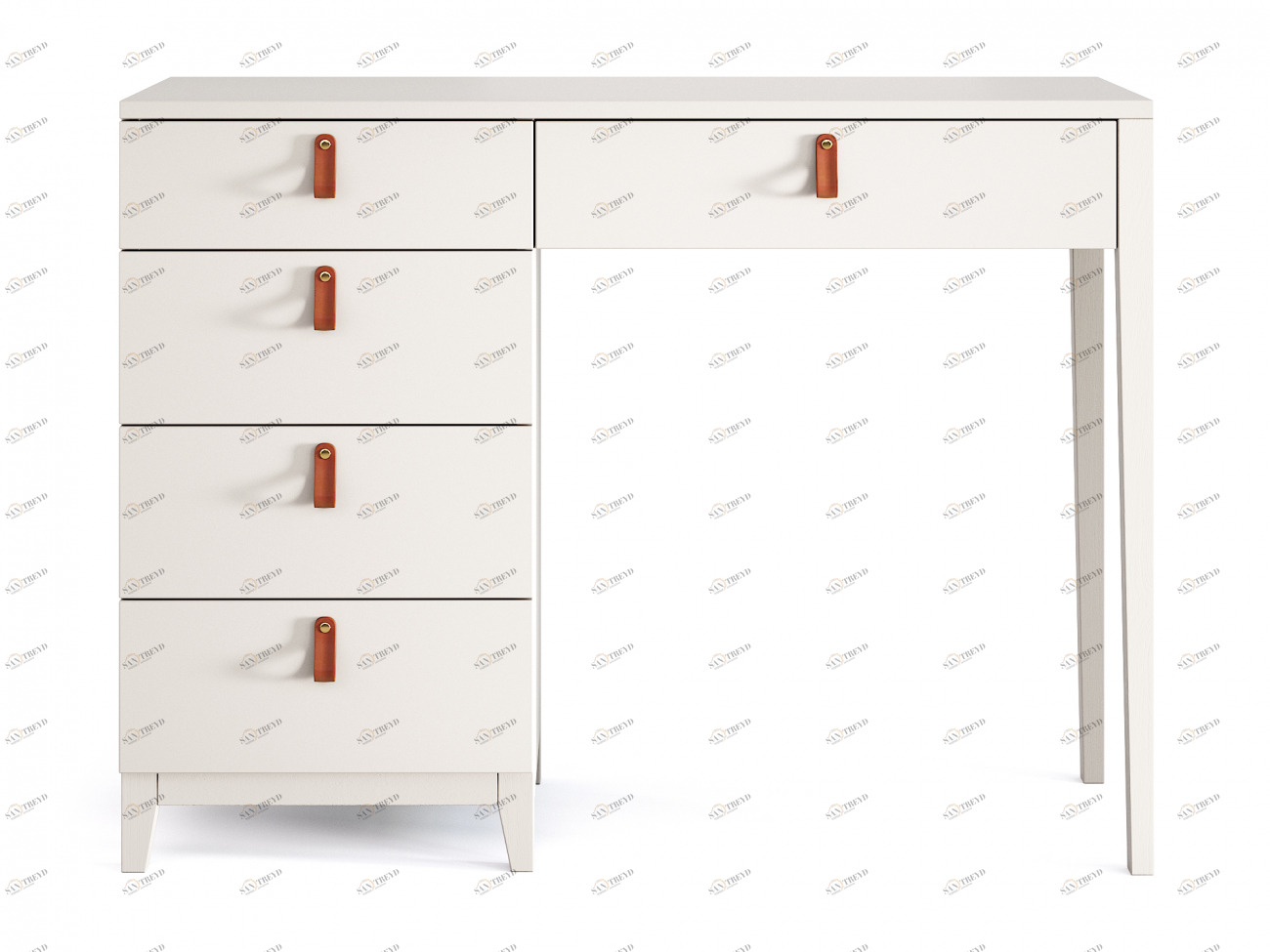 Туалетный столик с ящиками слоновая кость Jagger THE IDEA  210487 Белый 