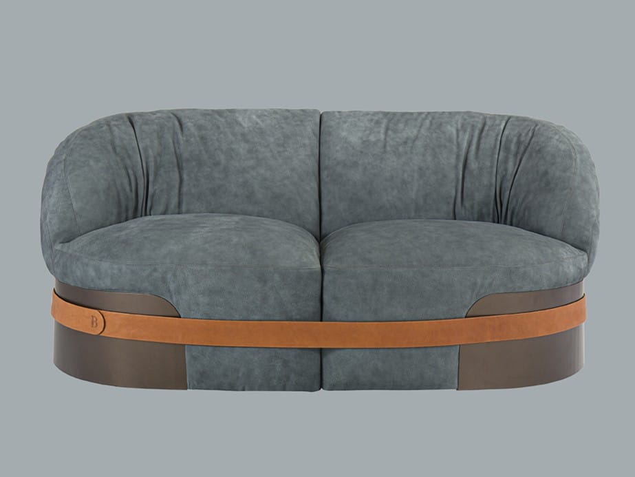 2-местный кожаный модульный диван Borzalino BELT ARCH-00013385 - Вид №1