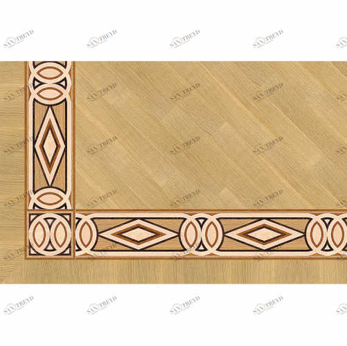 Бордюр Земля и небо Русская классика 22569