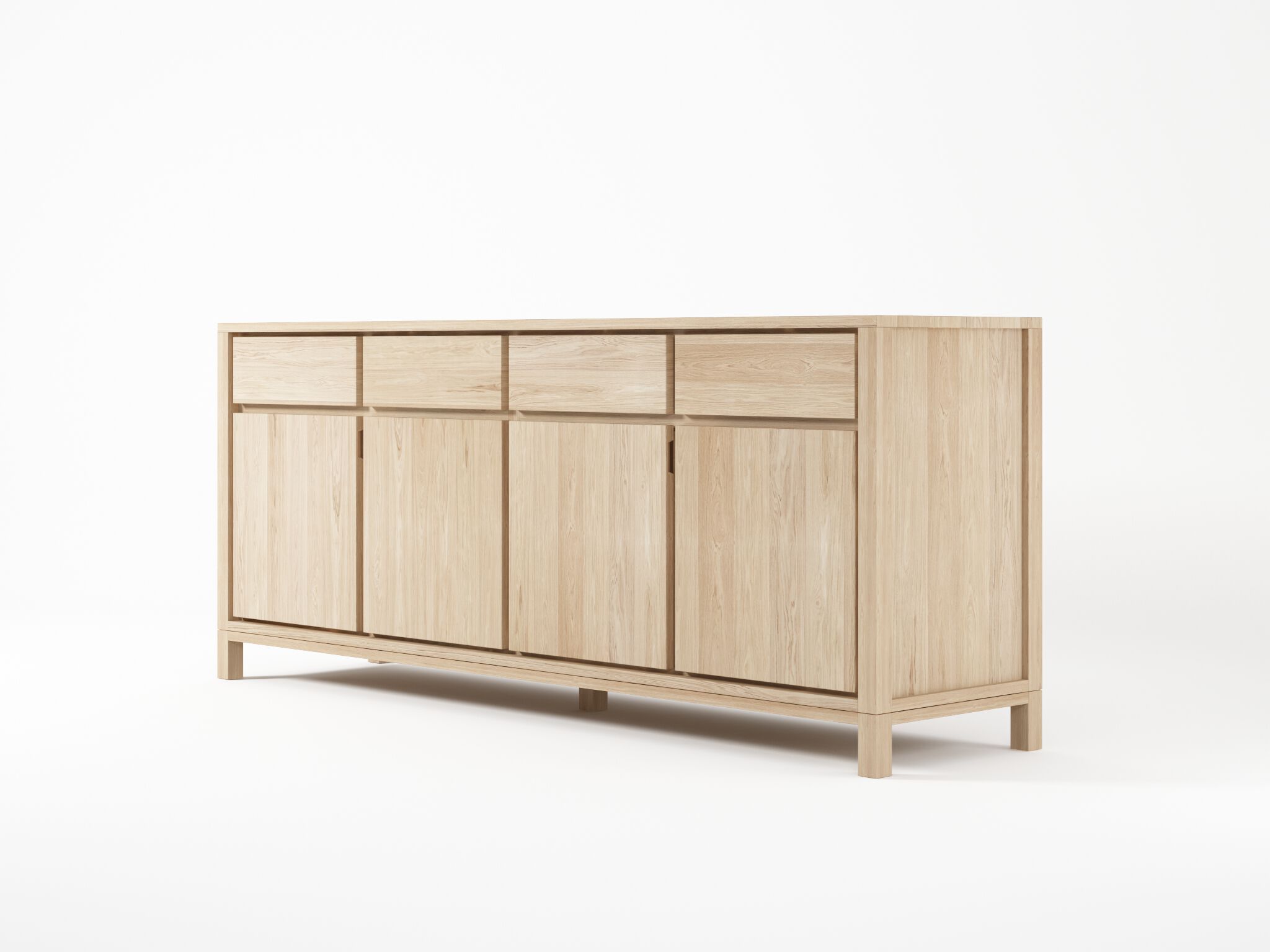 Деревянный шкаф с распашными дверцами с ящиками KARPENTER ARCH-00128777 - Вид №1