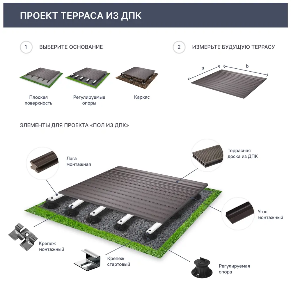 87036575 Террасная доска ДПК T-Decks цвет Графит 150x25x3000 мм двусторонняя вельвет/структура древесины 0.45 м² STLM-1384511  - Вид №10