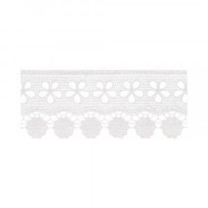 3306 Гипюр 65 - 70 мм в пакете Турция белый Gamma