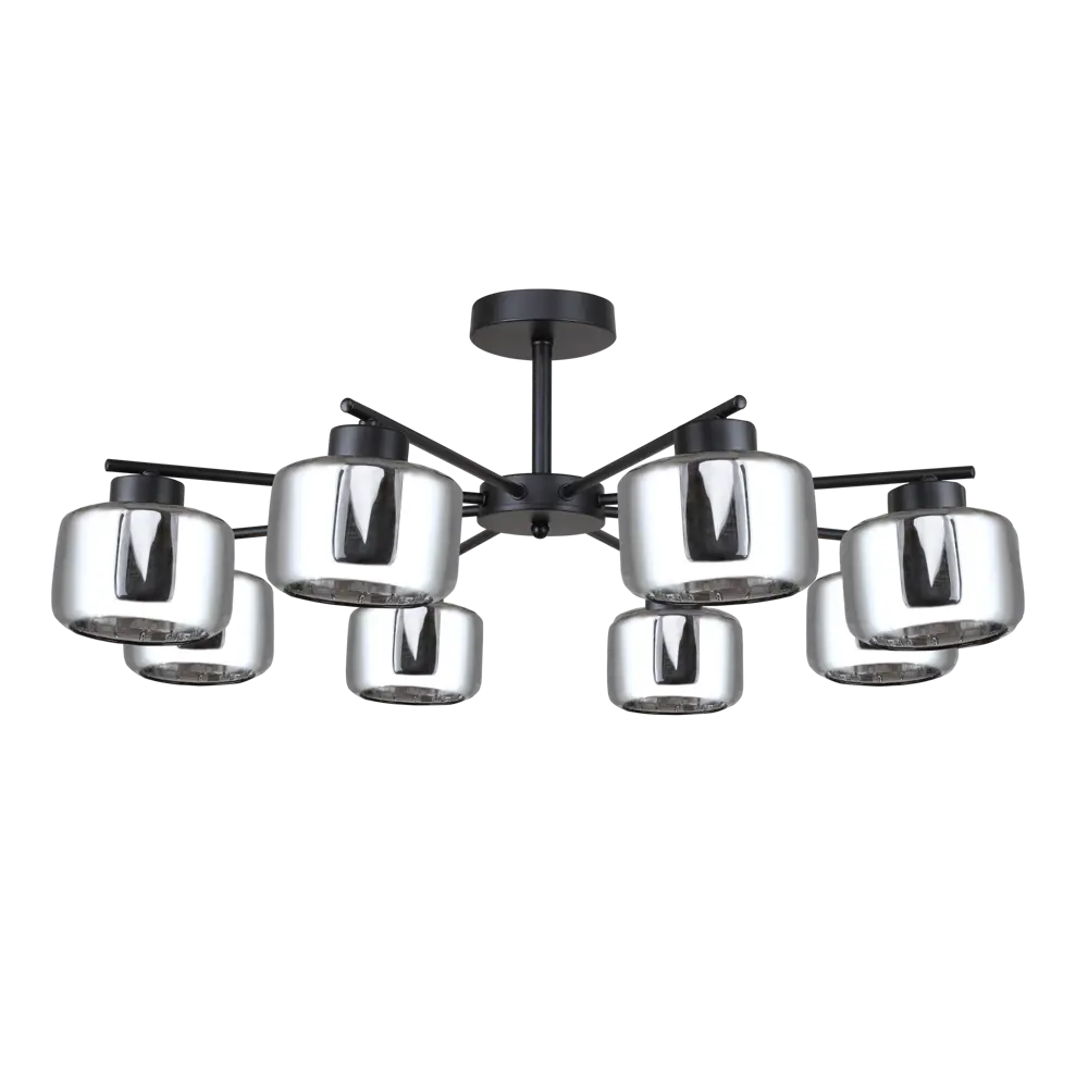 Люстра Escada Mastery: футуристичный 8-рожковый паук для просторных интерьеров 89432575 STLM-1575925 - Вид №1